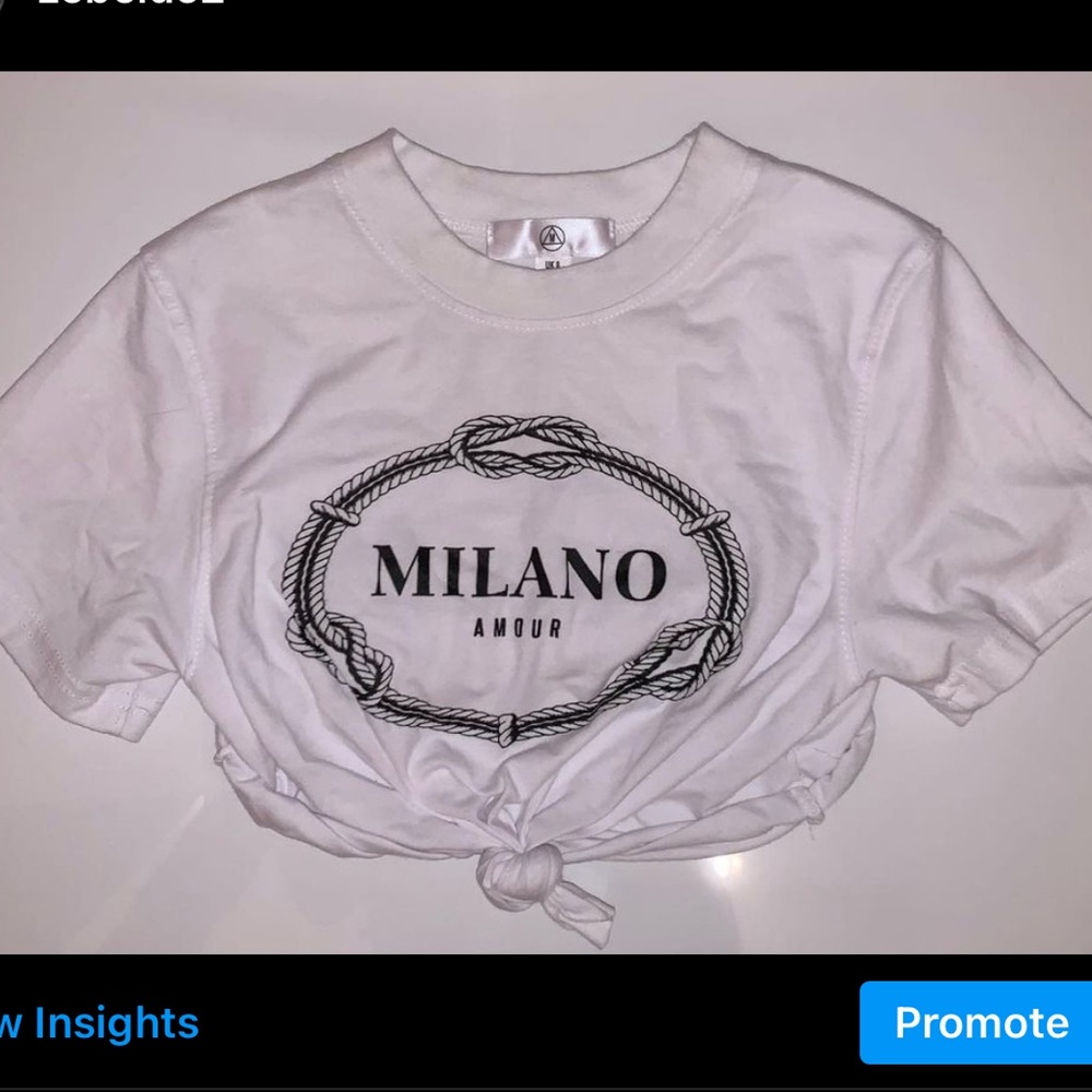 Milano knot crop top